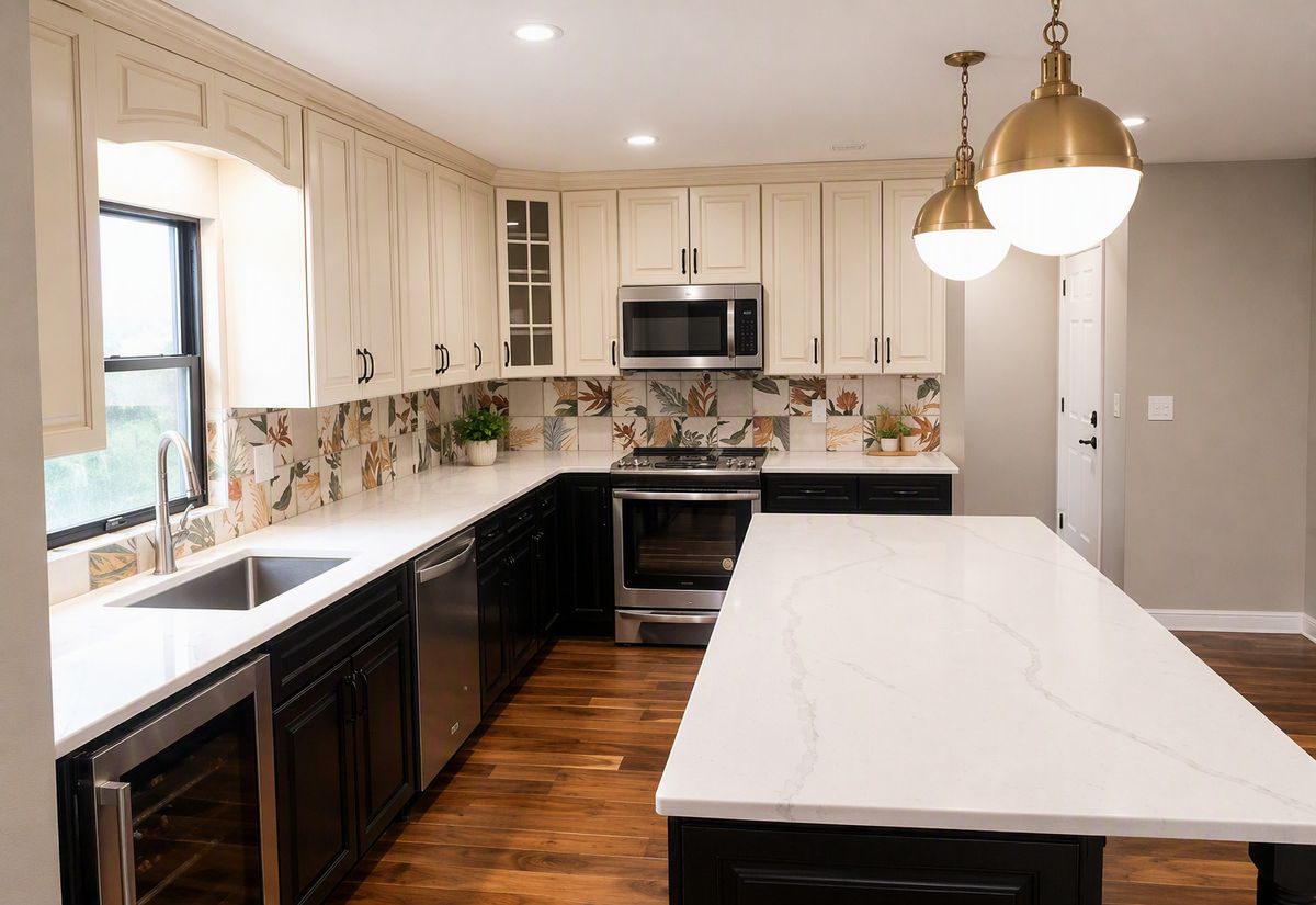 Finished kitchen