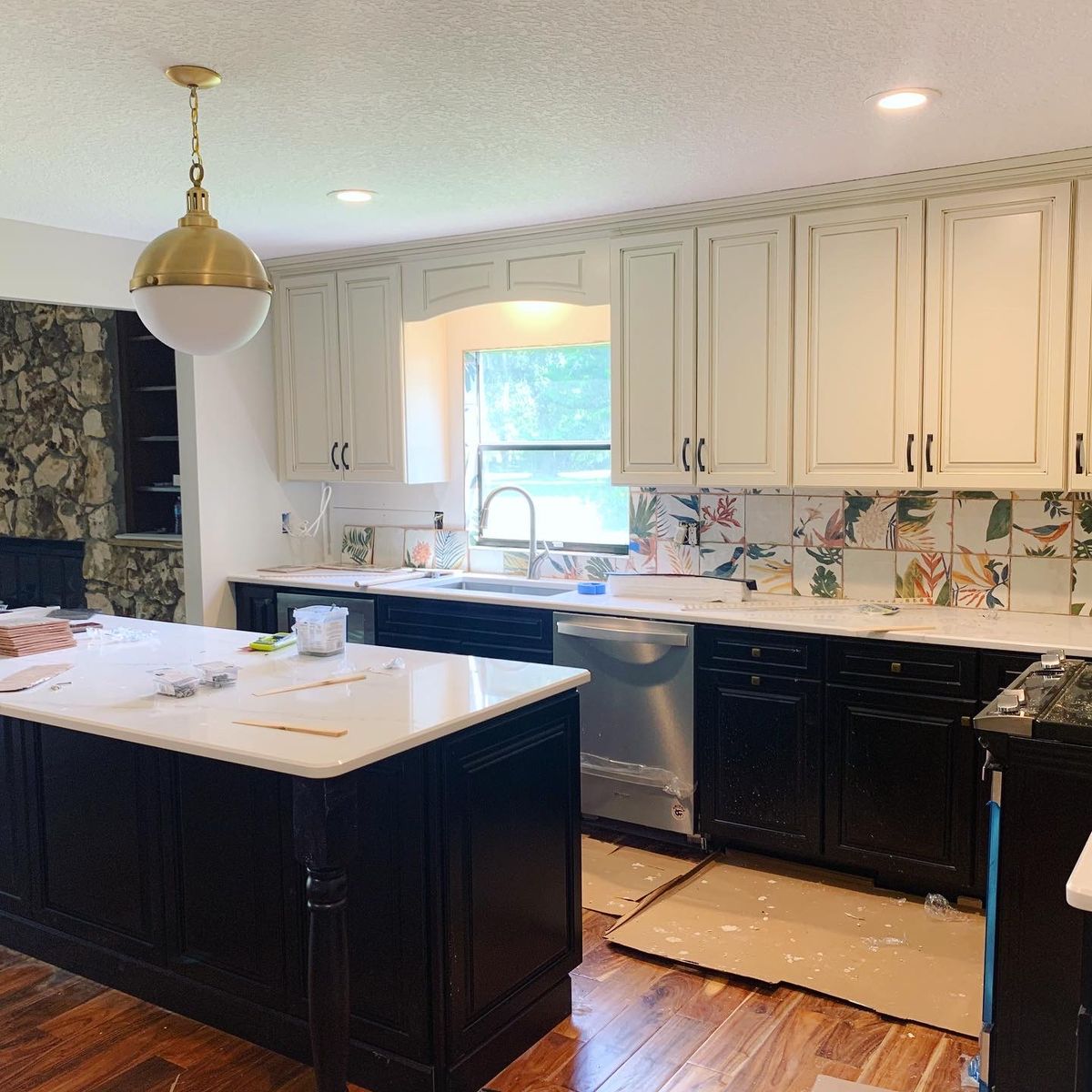 Kitchen near completion
